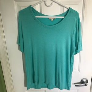 Tiffany blue color t-shirt size large